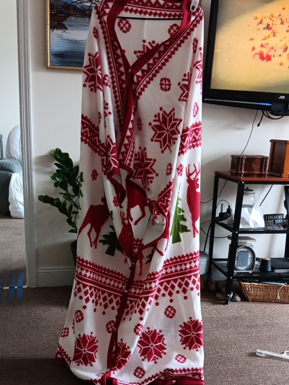 Nordic Snowflake Cuddle Wrap New